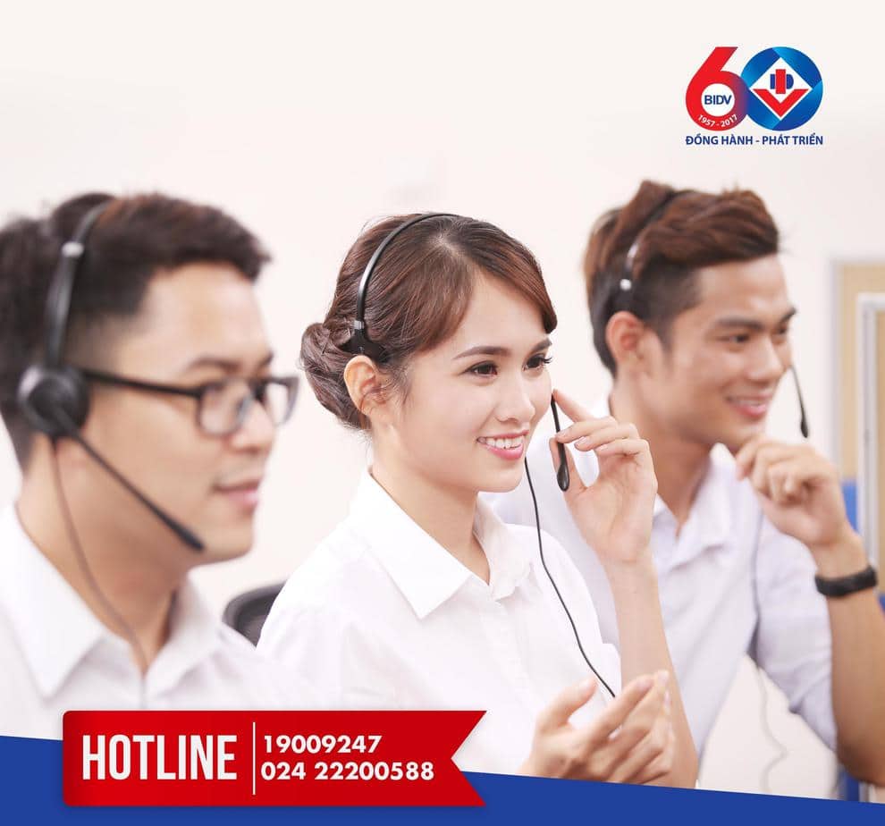 Số điện thoại tổng đài, Hotline ngân hàng BIDV