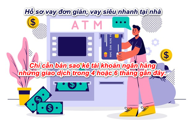 Vay tiền theo sao kê tài khoản Ngân hàng